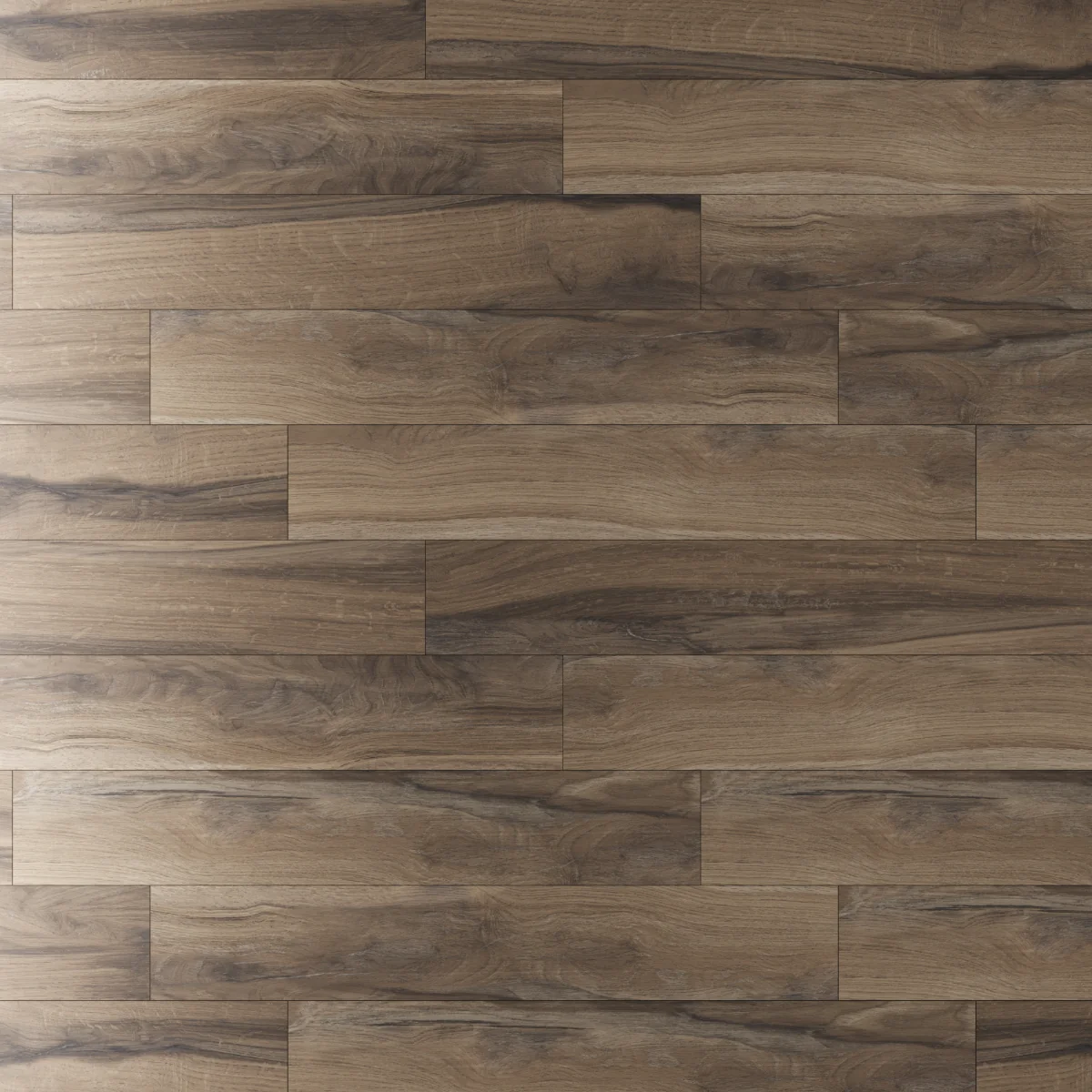 Gresie Tip Parchet Exterior / Interior Manoir Walnut 19.9 x 119.5 Cm Mată Porțelanată Rectificată