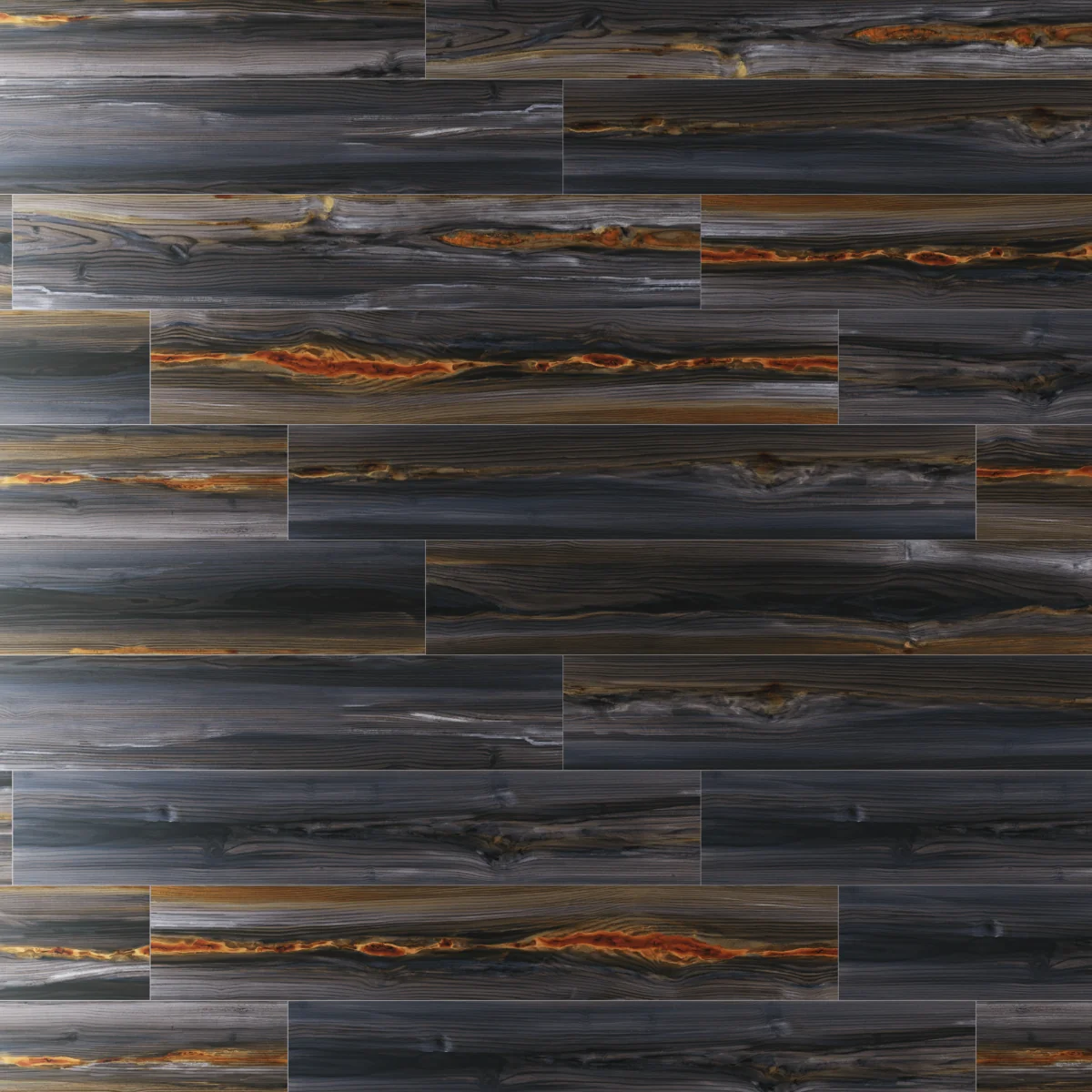 Gresie Tip Parchet Exterior / Interior Metalwood 19.7 x 120 cm Mata Portelanata Rectificata