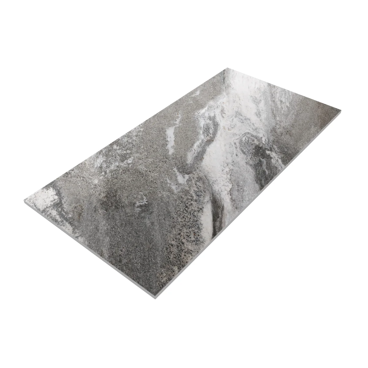 Gresie Exterior / Interior Antiderapantă Costa Grey 60 x 120 cm Mată Porțelanată Rectificată Tip Piatră Naturală