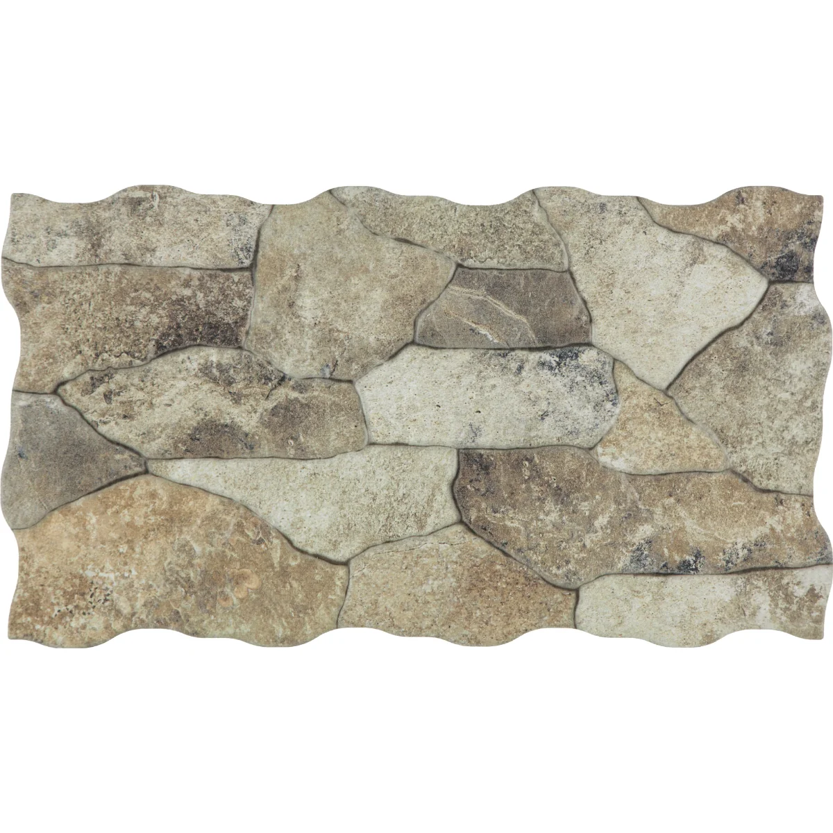 Placa Murala Portelanata Canyon Oxide 25X45 Mata