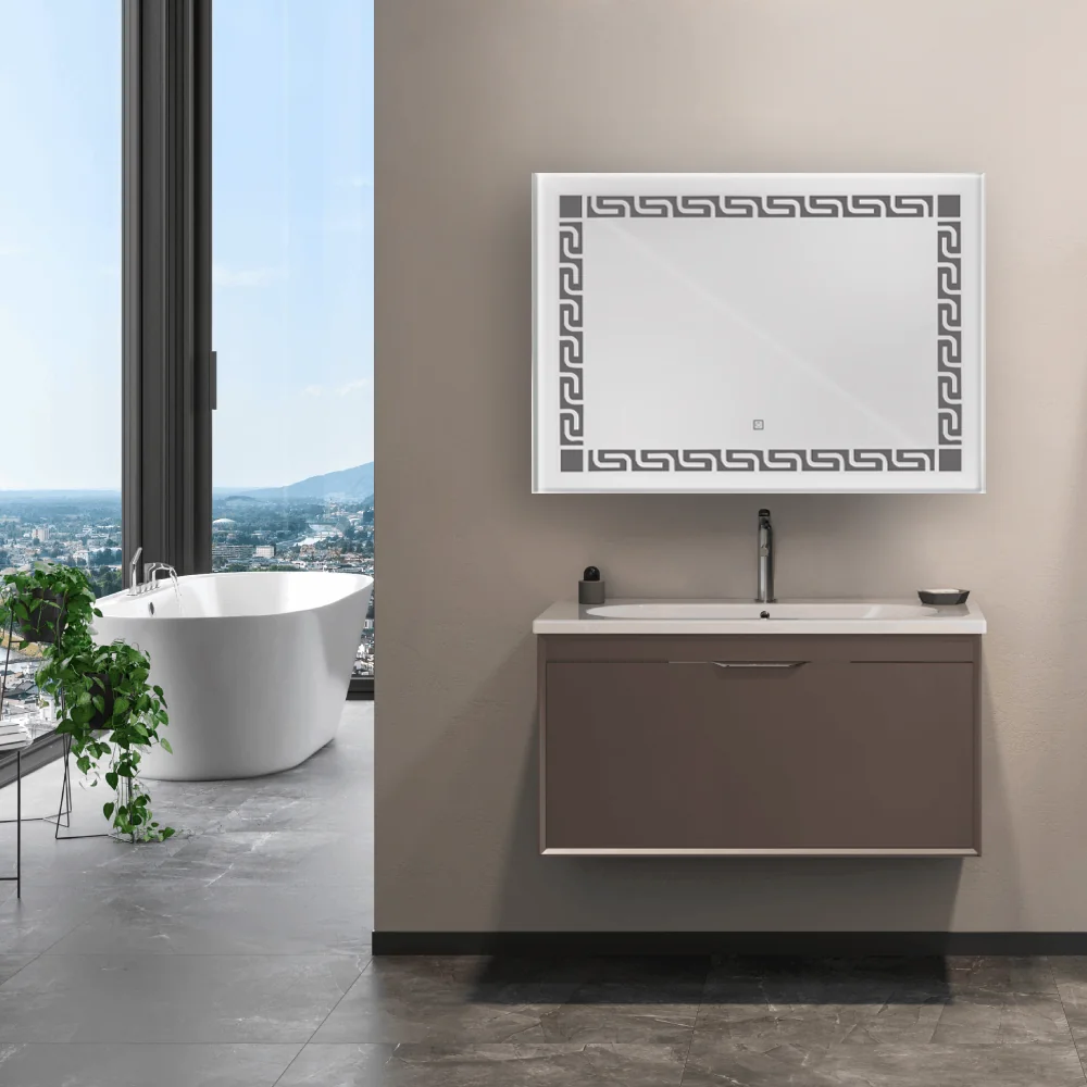 Oglinda Baie Cu LED Si Buton Touch L-1003 60x80 cm