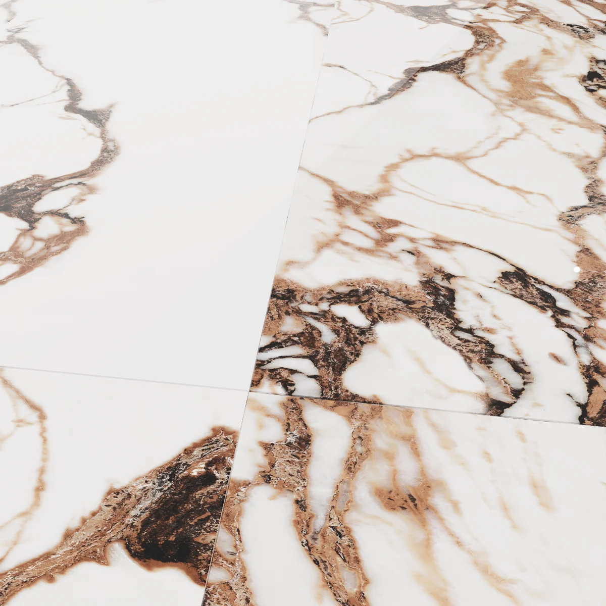 Gresie Exterior / Interior Portelanata Ophelia 60 x 120 Cm Lucioasa Rectificata Tip Marmura