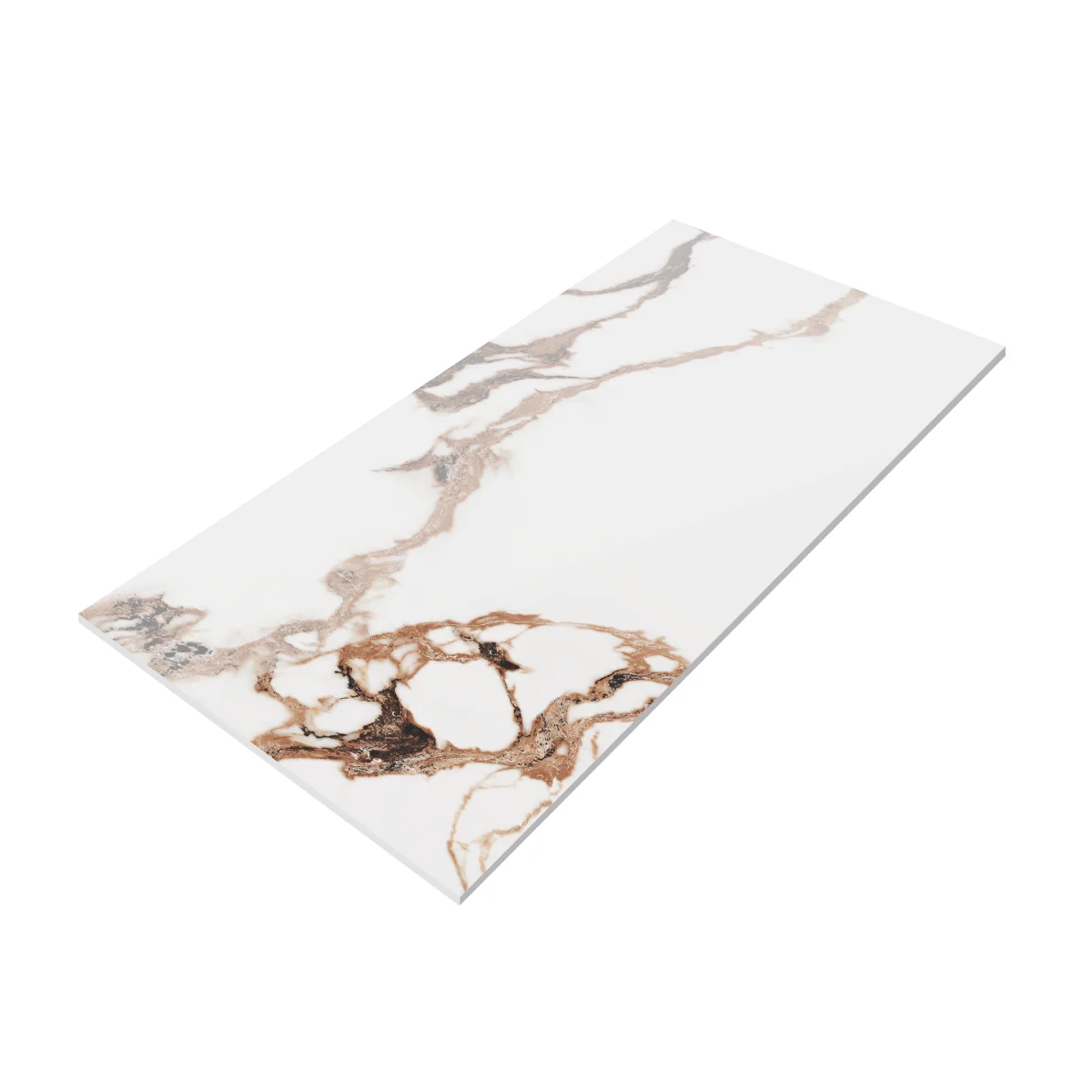 Gresie Exterior / Interior Portelanata Ophelia 60 x 120 Cm Lucioasa Rectificata Tip Marmura