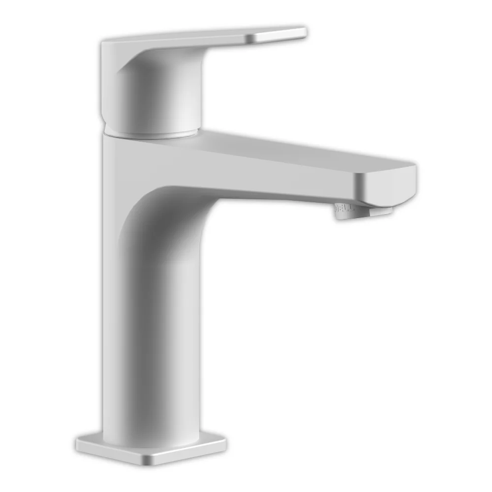 Baterie Lavoar Celesta Aria Monocomandă Alb Mat