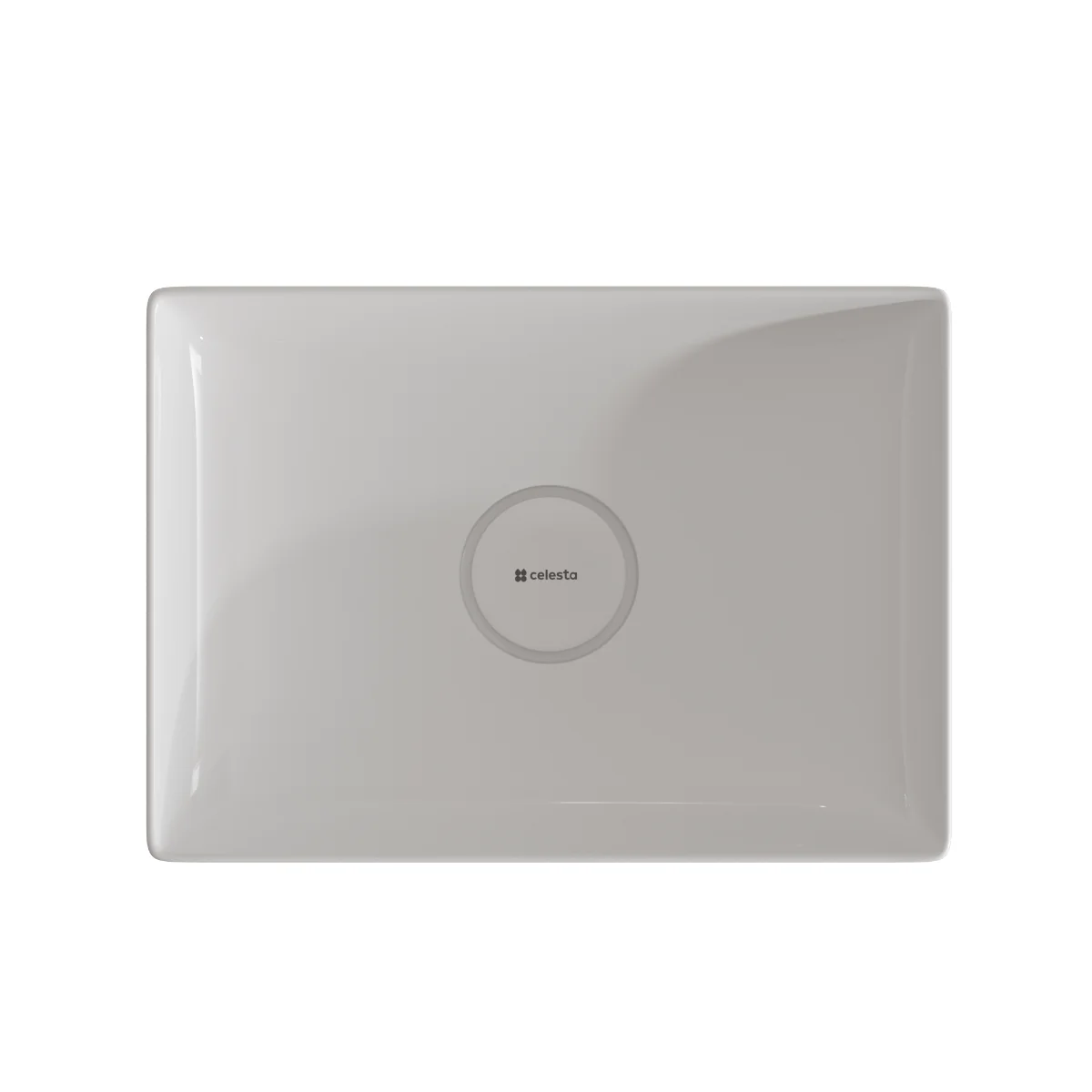 Lavoar Baie Pe Blat Celesta Toronto Dreptunghiular 50 x 36 x 11 cm Ceramica Alb