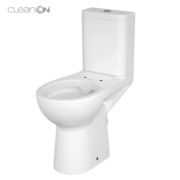 Set Vas WC Pe Pardoseala Rimless Cu Rezervor Cersanit 579 Etiuda Pentru Persoane Cu Dizabilitati + Mecanism