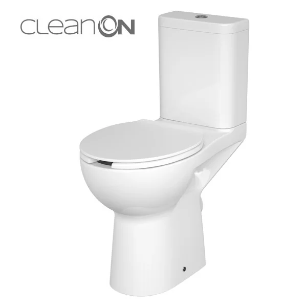Set Vas WC Pe Pardoseala Rimless Cu Rezervor Cersanit 579 Etiuda Pentru Persoane Cu Dizabilitati + Mecanism