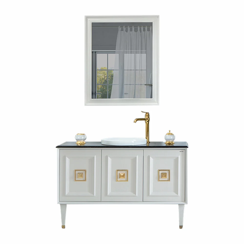 Set Mobilier Baie Arma 3 Piese Alb 120 Cm