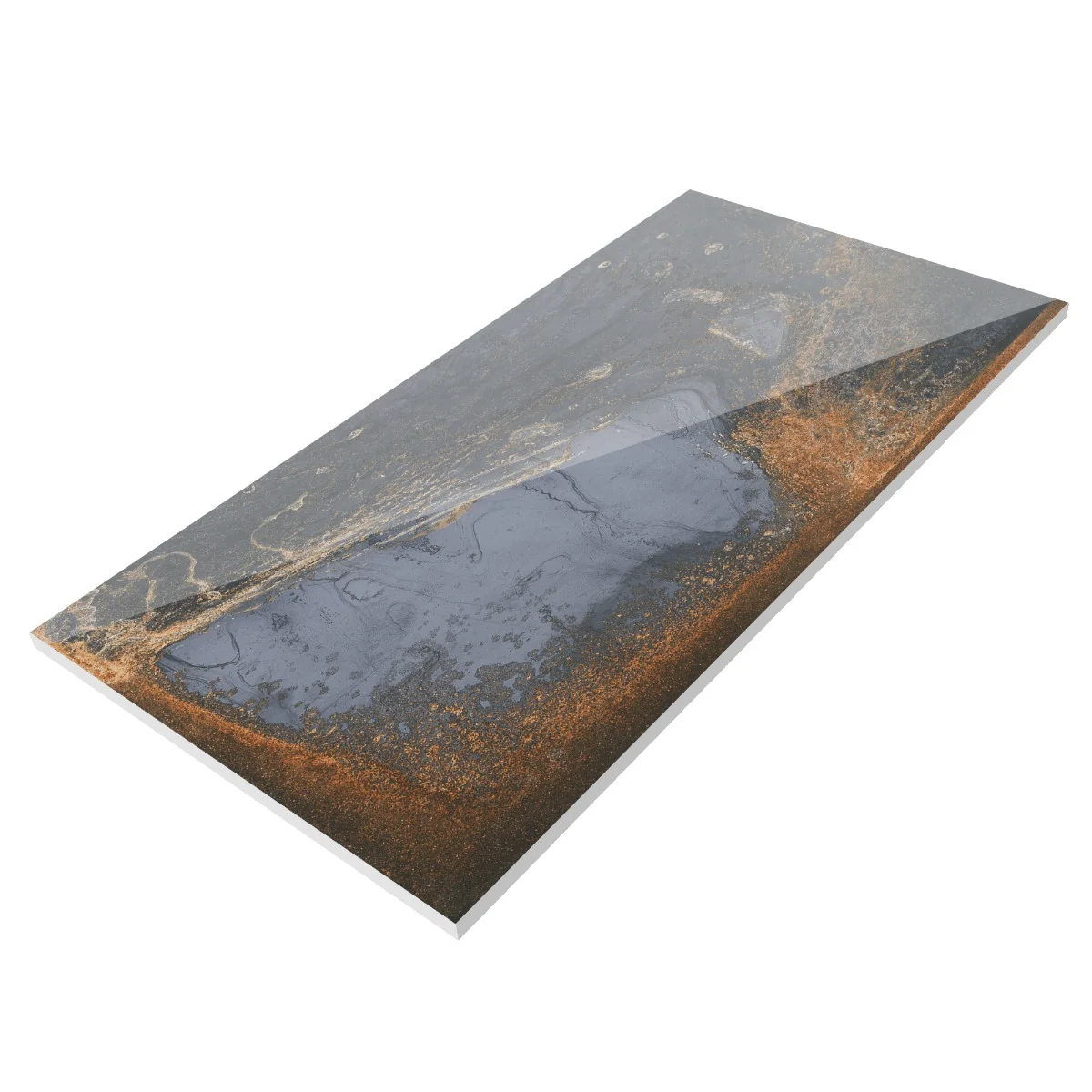 Gresie Exterior / Interior Portelanata Oxide 59.5 x 119.5 Lucioasa Rectificata