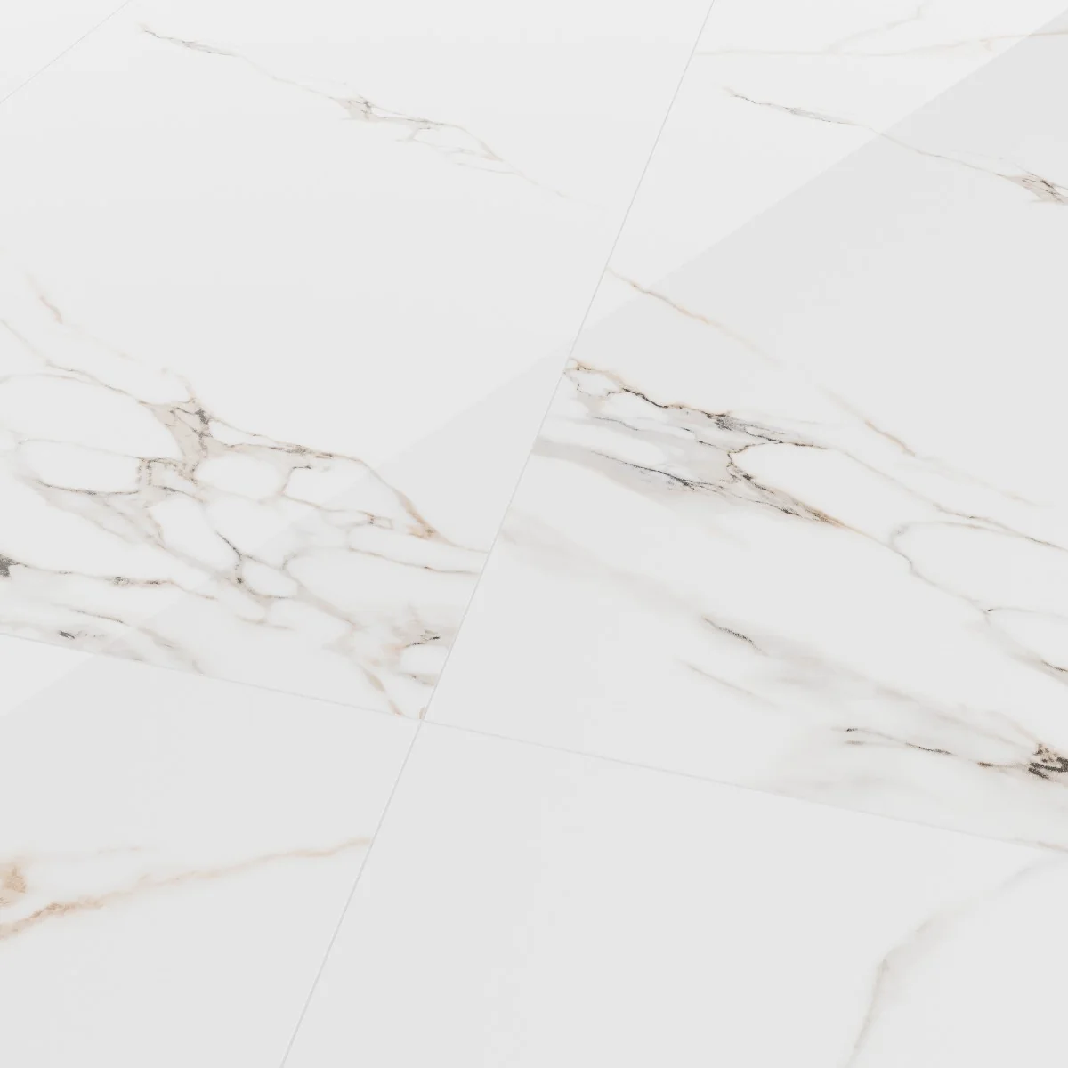 Gresie Exterior / Interior Porțelanată Malzini (Elegant) 60 x 120 cm Lucioasă Rectificată Tip Marmură