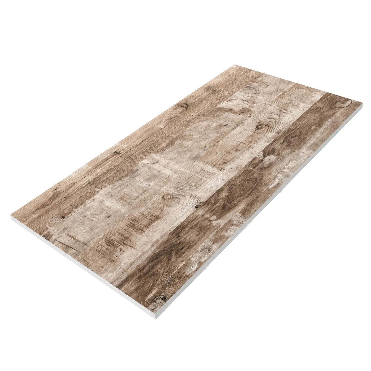 Gresie Tip Parchet Exterior / Interior Serawood Brown 60 X 120 Cm Mata Portelanata Rectificata Antiderapanta