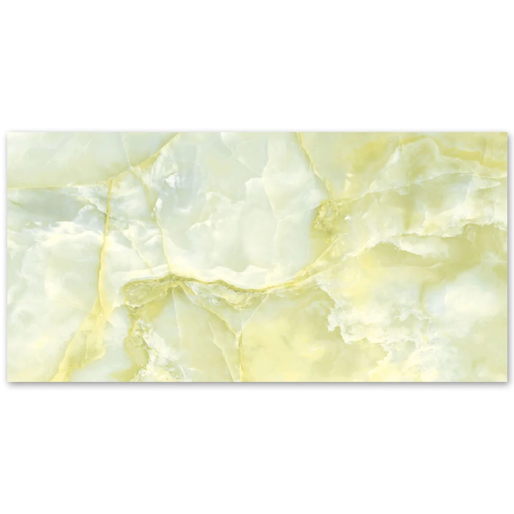 Gresie Exterior / Interior Portelanata Onyx Emerald 60 x 120 cm Lucioasa Rectificata Tip Marmura