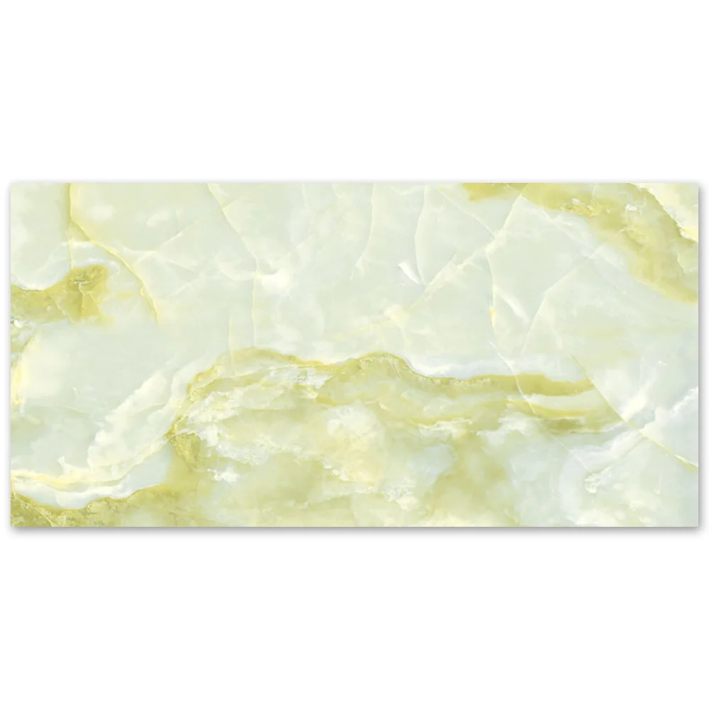 Gresie Exterior / Interior Portelanata Onyx Emerald 60 x 120 cm Lucioasa Rectificata Tip Marmura