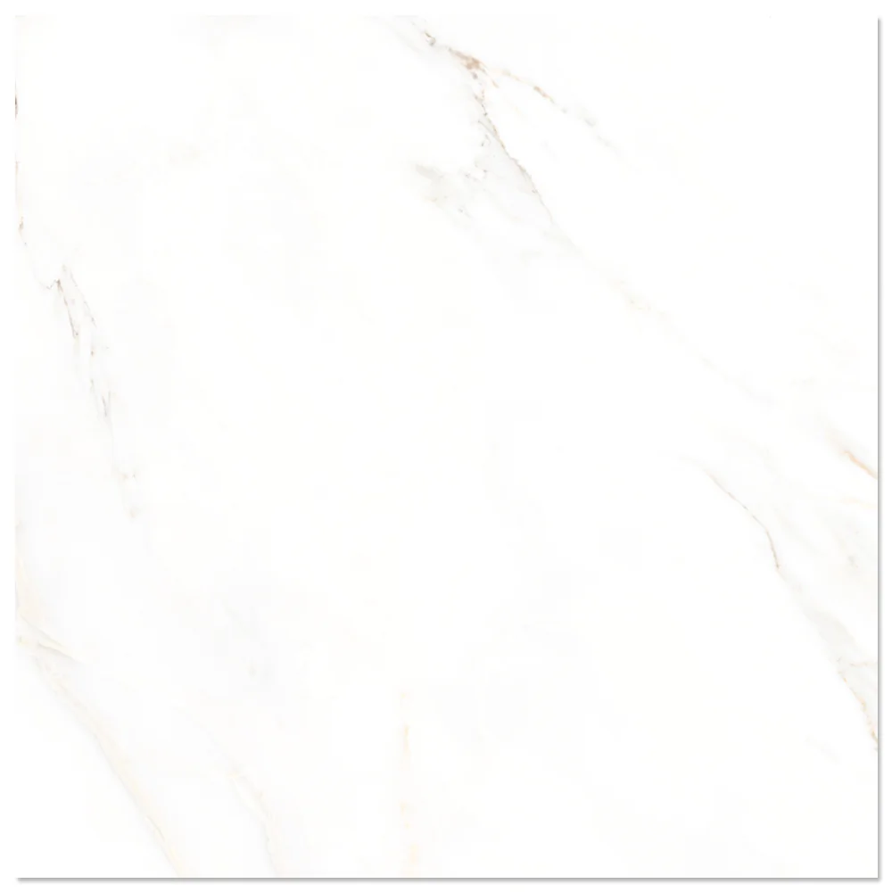 Gresie Exterior / Interior Portelanata Calacatta White 58 x 58 Cm Lucioasa Rectificata Tip Marmura