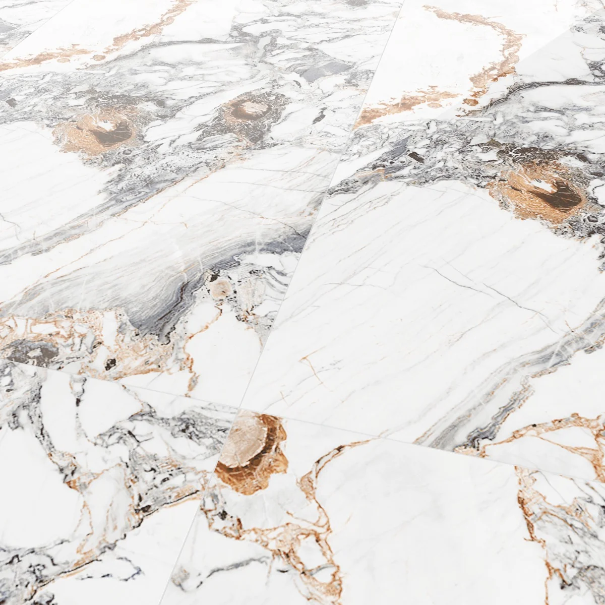 Gresie Exterior / Interior Portelanata Mothica Rose 60 x 120 Cm Lucioasa Rectificata Tip Marmura