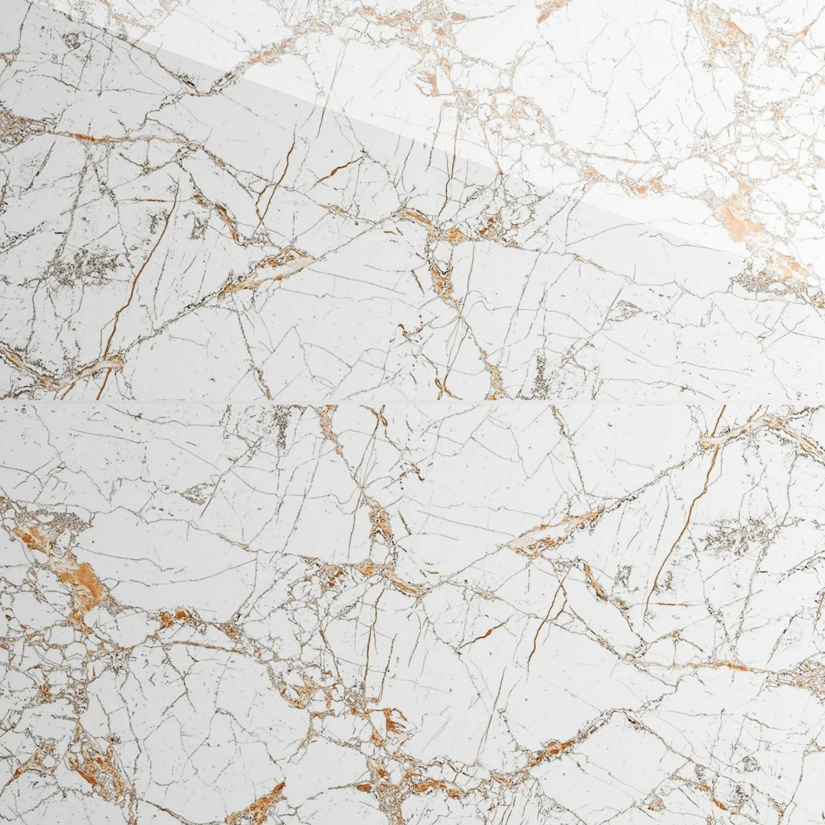 Gresie Exterior / Interior Portelanata Fiesta White 59.5 x 119.5 cm Lucioasa Rectificata Tip Marmura