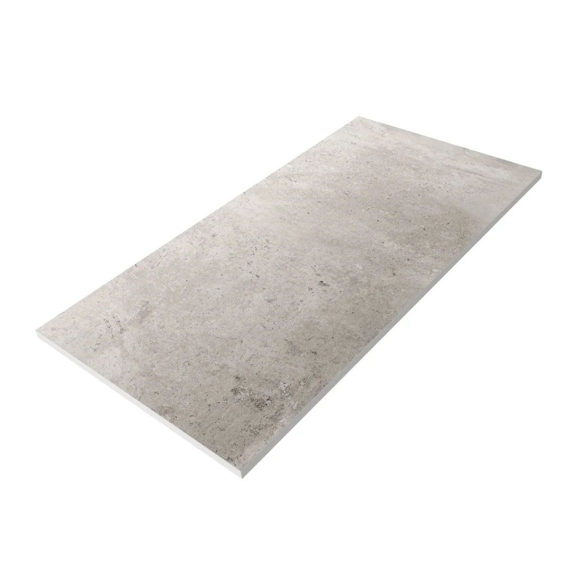 Gresie Exterior / Interior Portelanata Titan Grey 60 x 120 cm Mata Rectificata Aspect Ciment