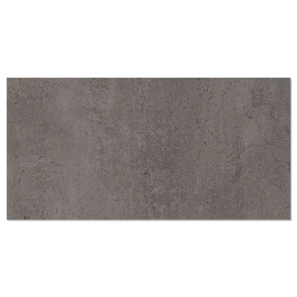 Gresie Exterior / Interior Portelanata Titan Anthracite 60 x 120 cm Mata Rectificata Aspect Ciment
