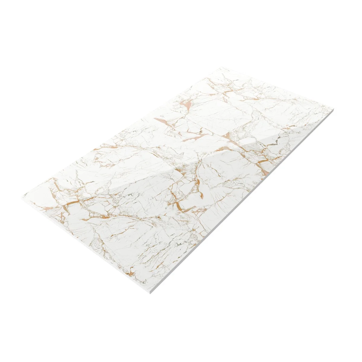 Gresie Exterior / Interior Portelanata Amazon Bone 60 x 120 cm Lucioasa Rectificata Tip Marmura