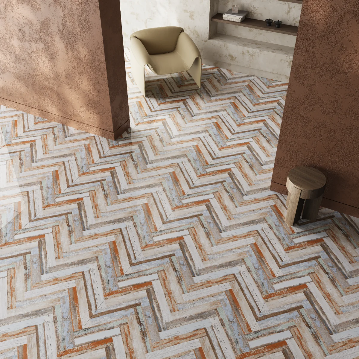 Gresie Exterior / Interior Portelanata Arow 60 x 120 cm Lucioasa Rectificata