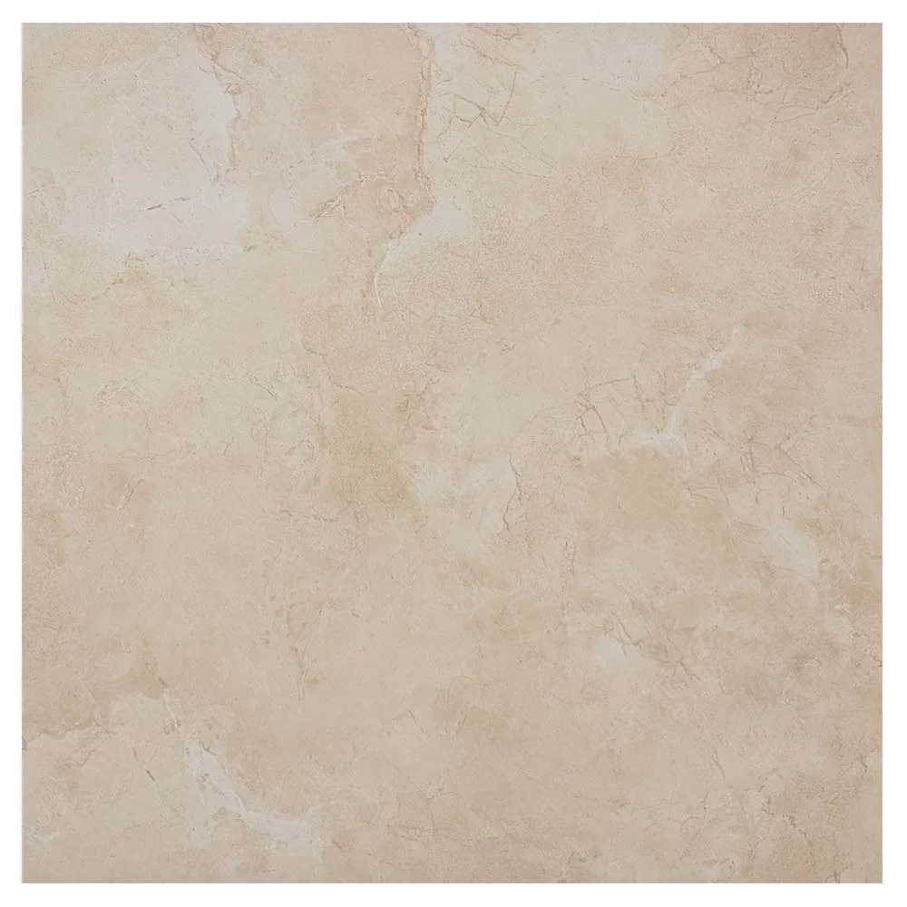 Gresie Exterior / Interior Portelanata New Marfil Beige 60 x 60 cm Lucioasa Rectificata Tip Piatra Naturala