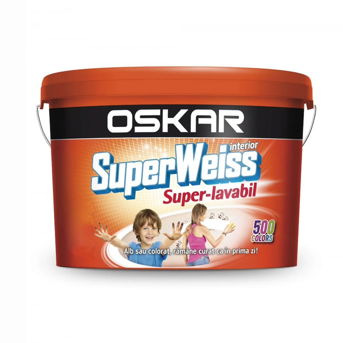 Vopsea Lavabila Pentru Interior Oskar Superweiss 8.5 L
