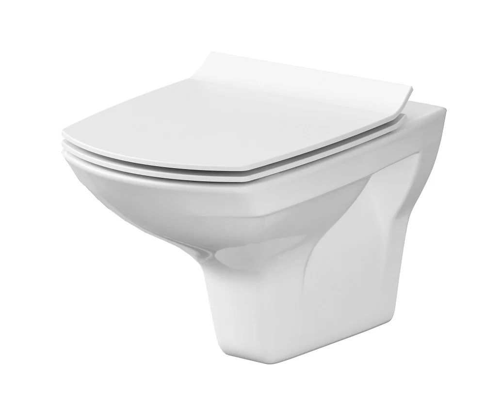 Vas WC Suspendat Cersanit Set 724 Carina New Clean On K701-135 Alb