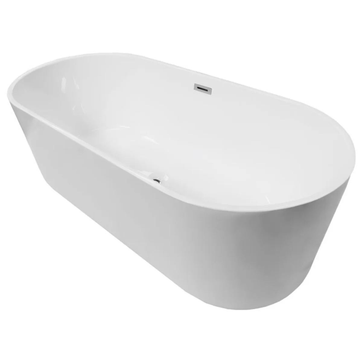 Cada Baie Freestanding Bella* BSM-203 Acril 170 x 80 x 58 cm Alb