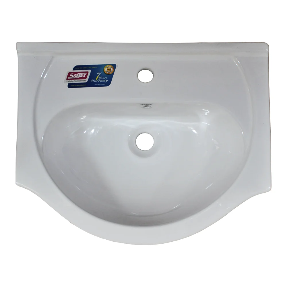 Lavoar Incastrat Alfa 55 cm Alb