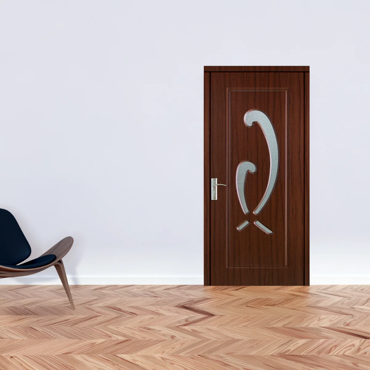 Usa De Interior Din Lemn Style 160 Cu Geam Teak 2000/700