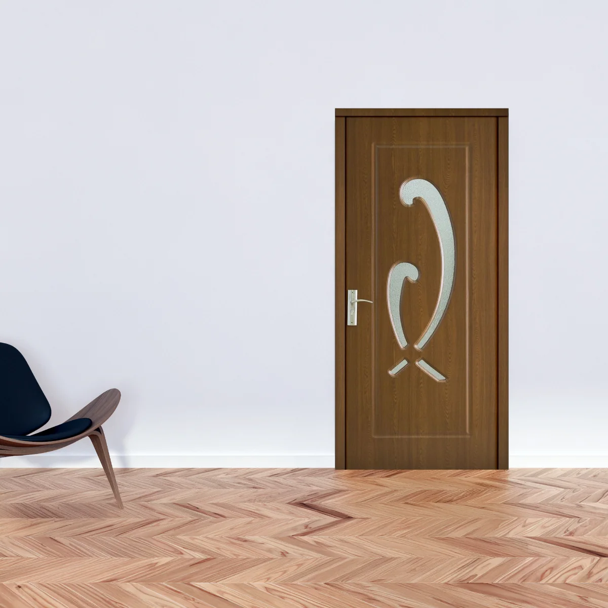 Usa De Interior Din Lemn Style 160 Cu Geam Stejar Inchis 2000/700