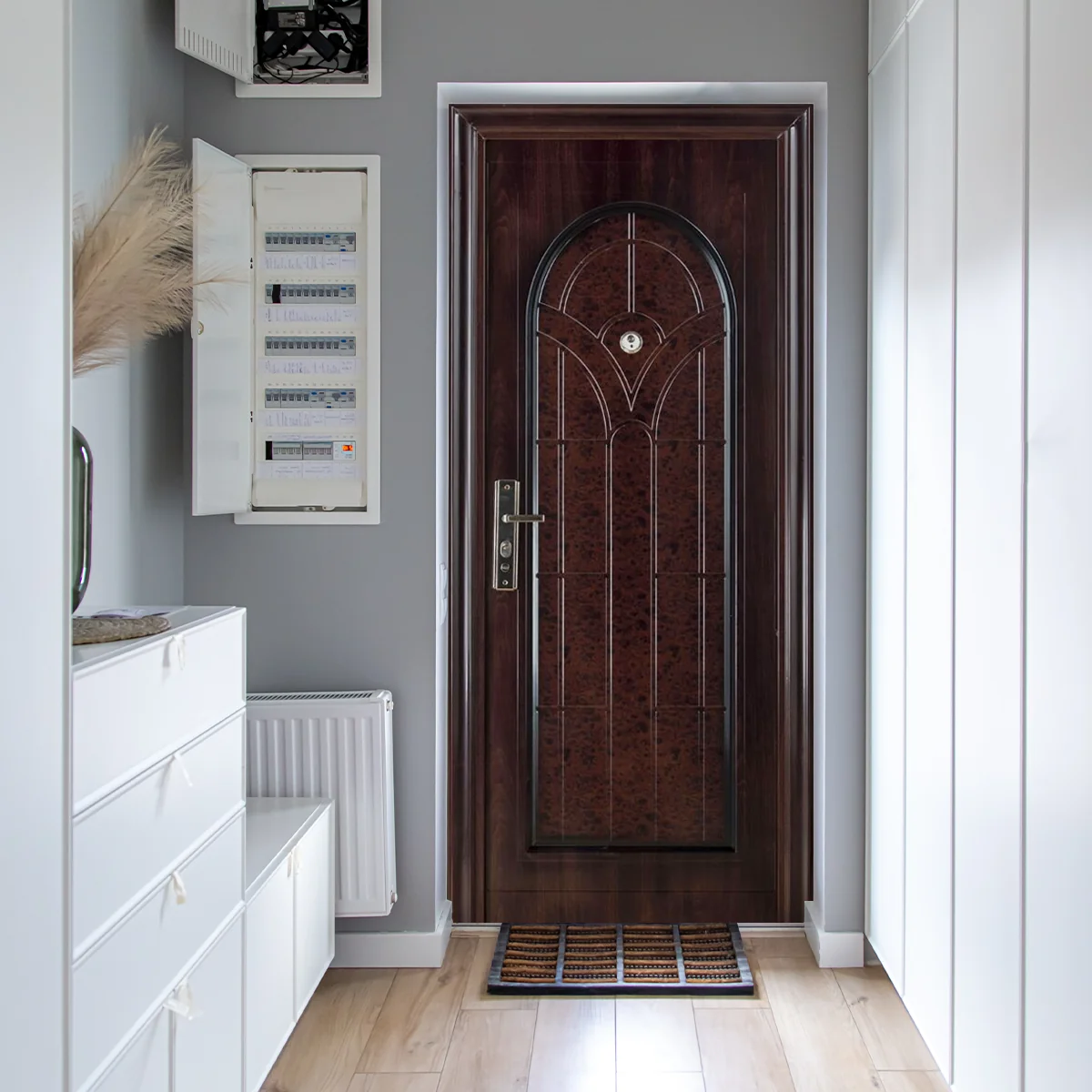 Usa Metalica Intrare ECO 61 Maro 86 x 205 cm Dreapta