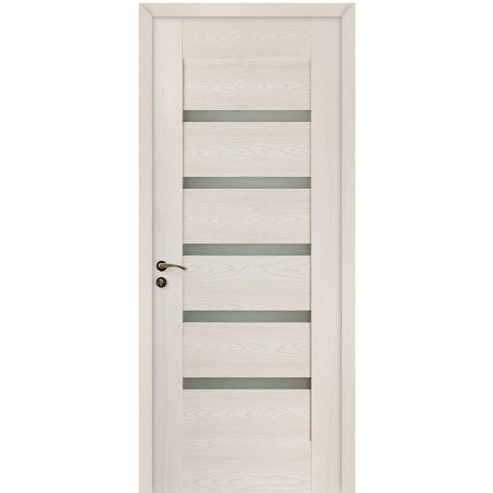 Usa De Interior Din Lemn Combi Cu Geam KMC 032 2000/600 Alb Perlat