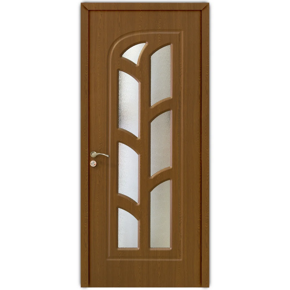 Usa De Interior Din Lemn Modern Cu Geam OP 064 Stejar Inchis 2000/800