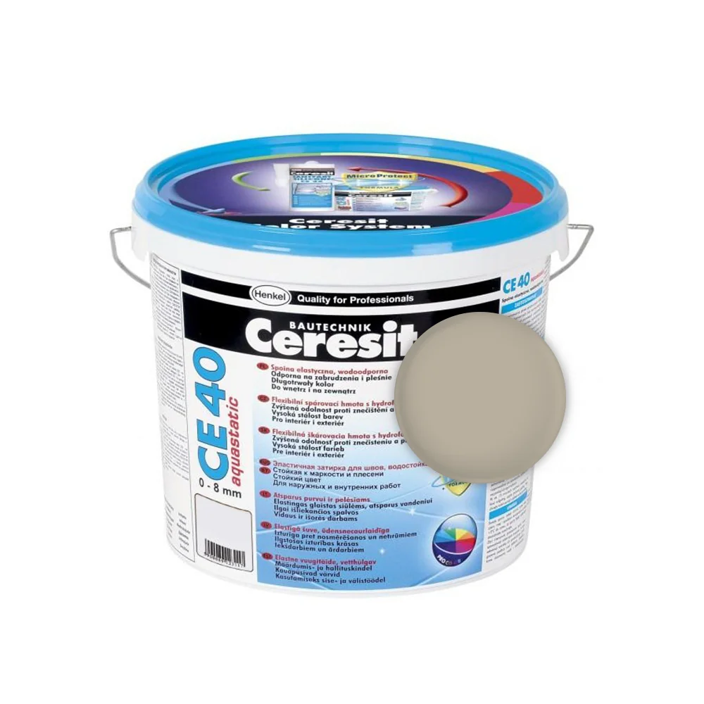 Chit De Rosturi Gresie Si Faianta Ceresit CE 40 Grey 5 Kg