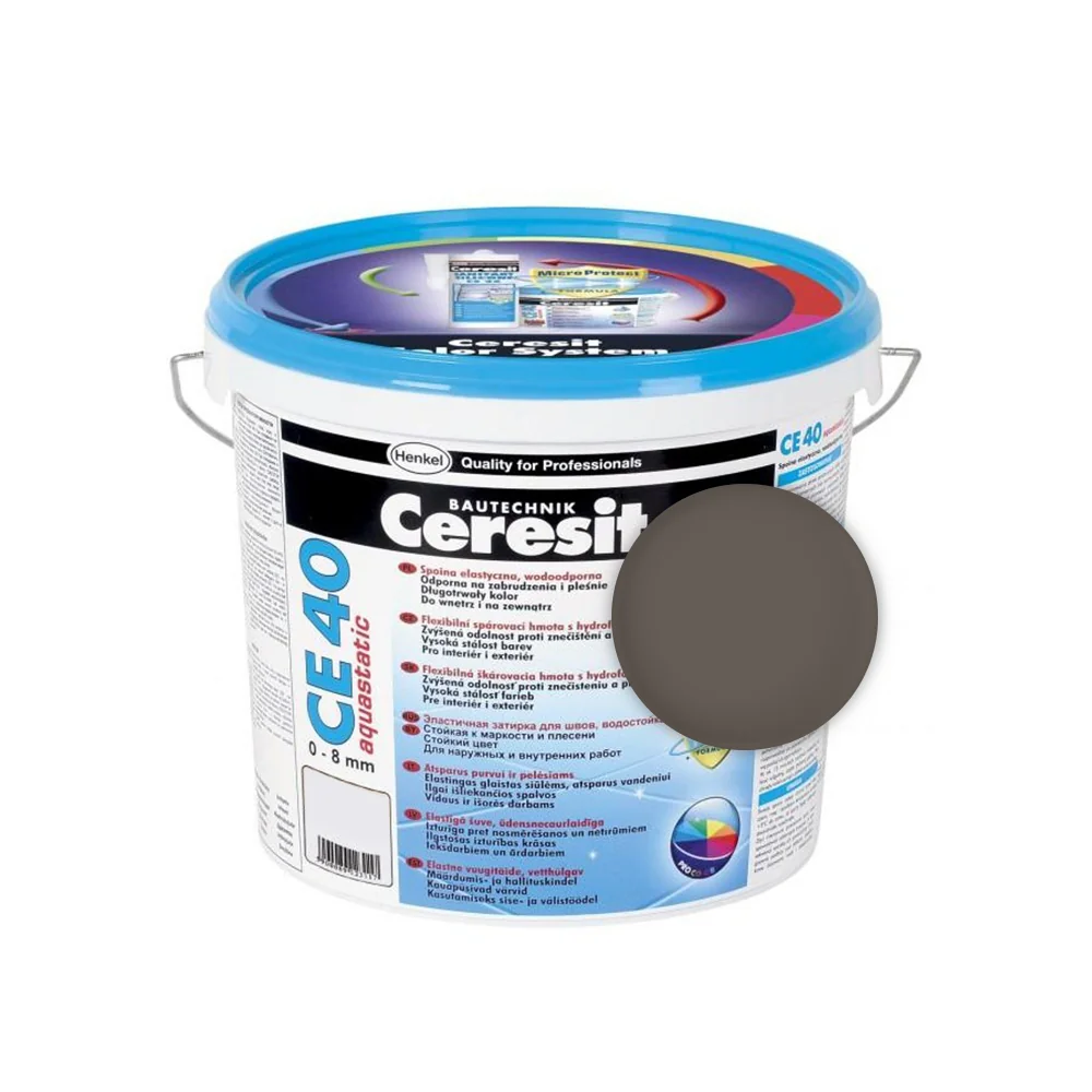 Chit De Rosturi Gresie Si Faianta Ceresit CE 40 Anthracite 5 Kg