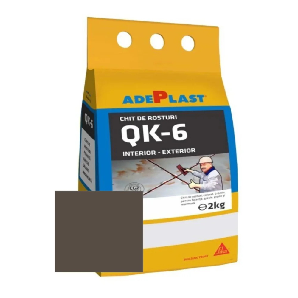 Chit De Rosturi Gresie Și Faianță Adeplast Quarz Gri Închis 5 Kg