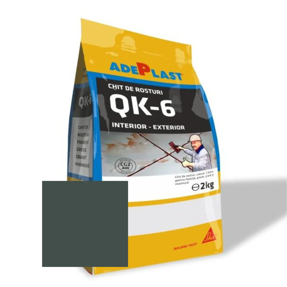 Chit De Rosturi Gresie Si Faianta Adeplast Quarz Negru 2 KG