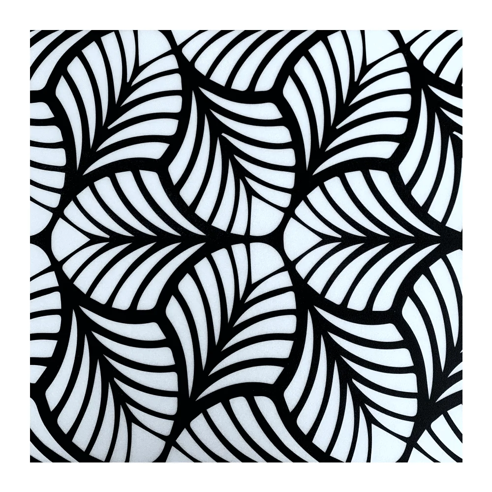 Tavan Fals Decorativ 3D Model Flower Negru 500 x 500 mm