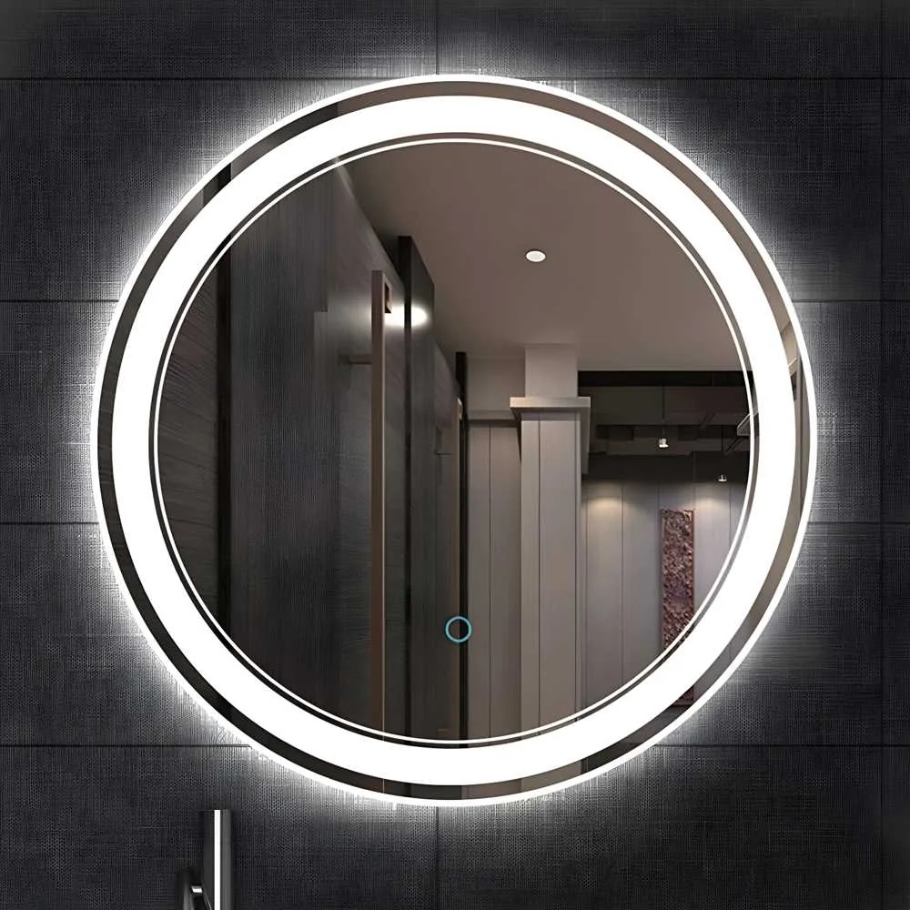 Oglinda Baie Cu LED Si Buton Touch L-1142 70x70 cm