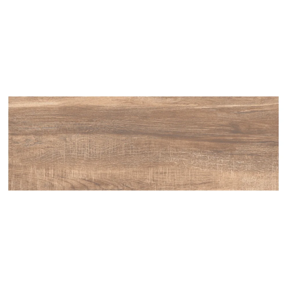 Gresie Tip Parchet Exterior / Interior Wooden Brown 20.5 x 60 cm Mata Portelanata Antiderapanta