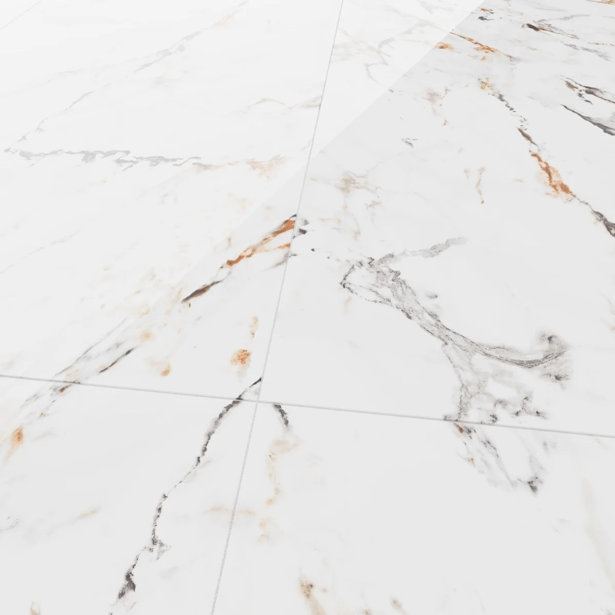 Gresie Exterior / Interior Portelanata Arbestaro Gold 60 x 120 cm Lucioasa Rectificata Tip Marmura