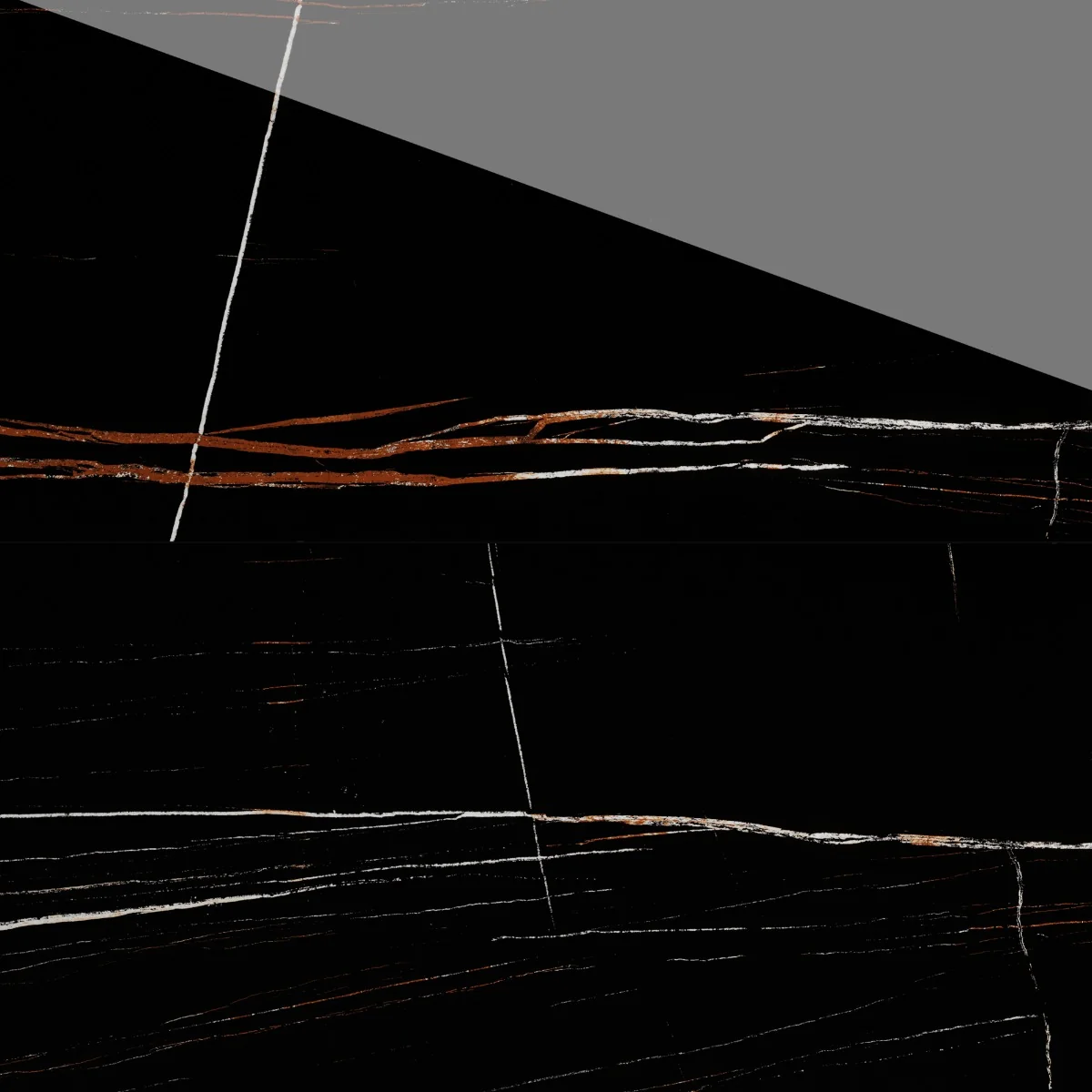 Gresie Exterior / Interior Porțelanată Jeff Lewis Black 60 x 120 cm Lucioasă Rectificată Tip Marmură