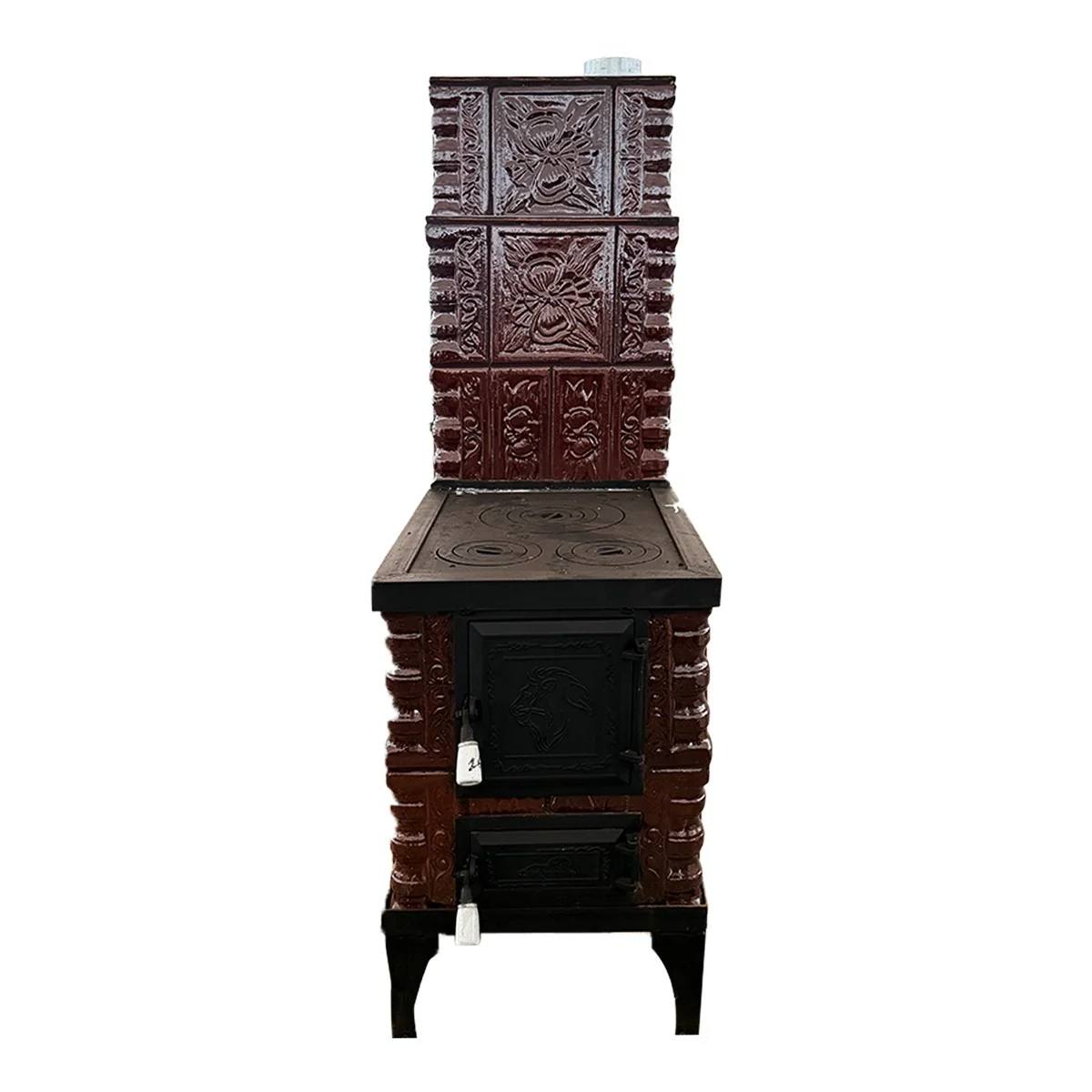 Soba Teracota Maro Tip Cizma 5 Randuri Evacuare Dreapta