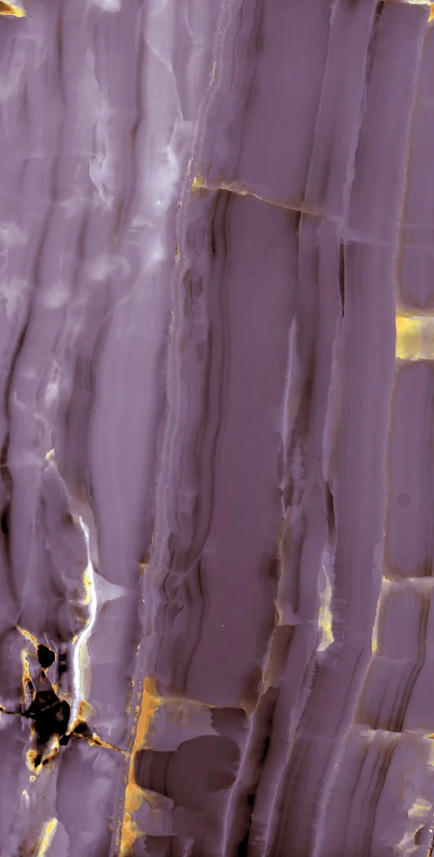 Gresie Exterior / Interior Portelanata Zenith Purple 60 x 120 cm Lucioasa Rectificata Tip Marmura