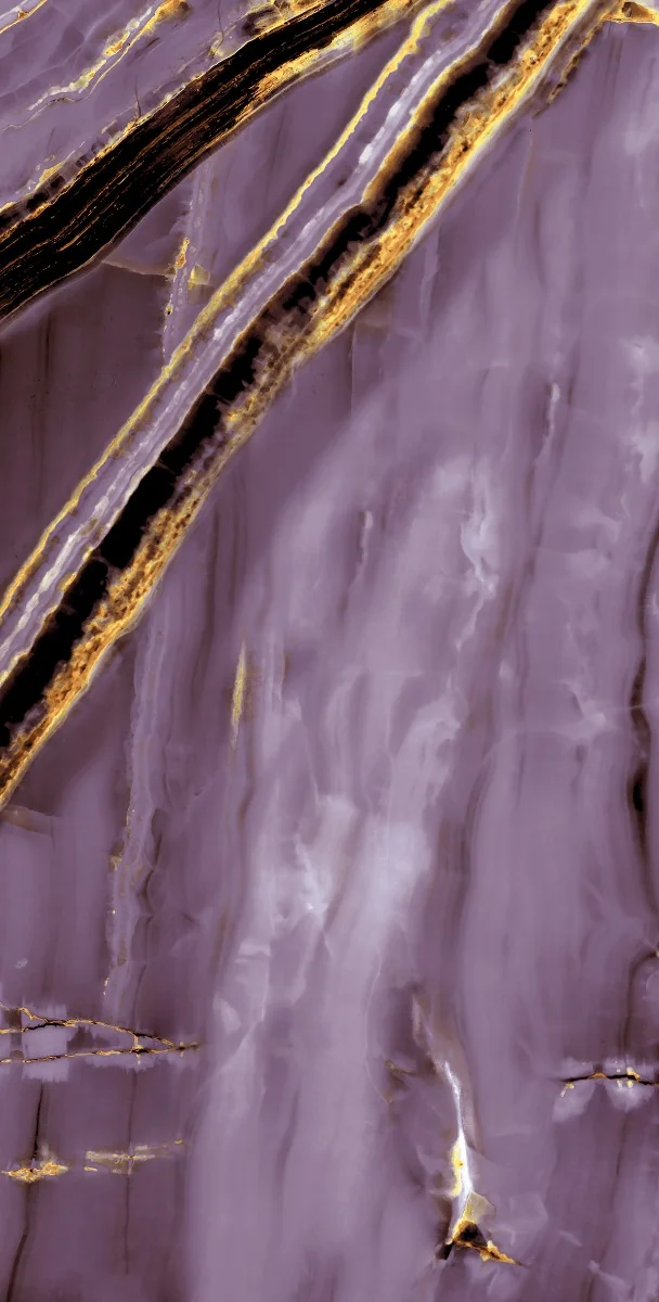 Gresie Exterior / Interior Portelanata Zenith Purple 60 x 120 cm Lucioasa Rectificata Tip Marmura