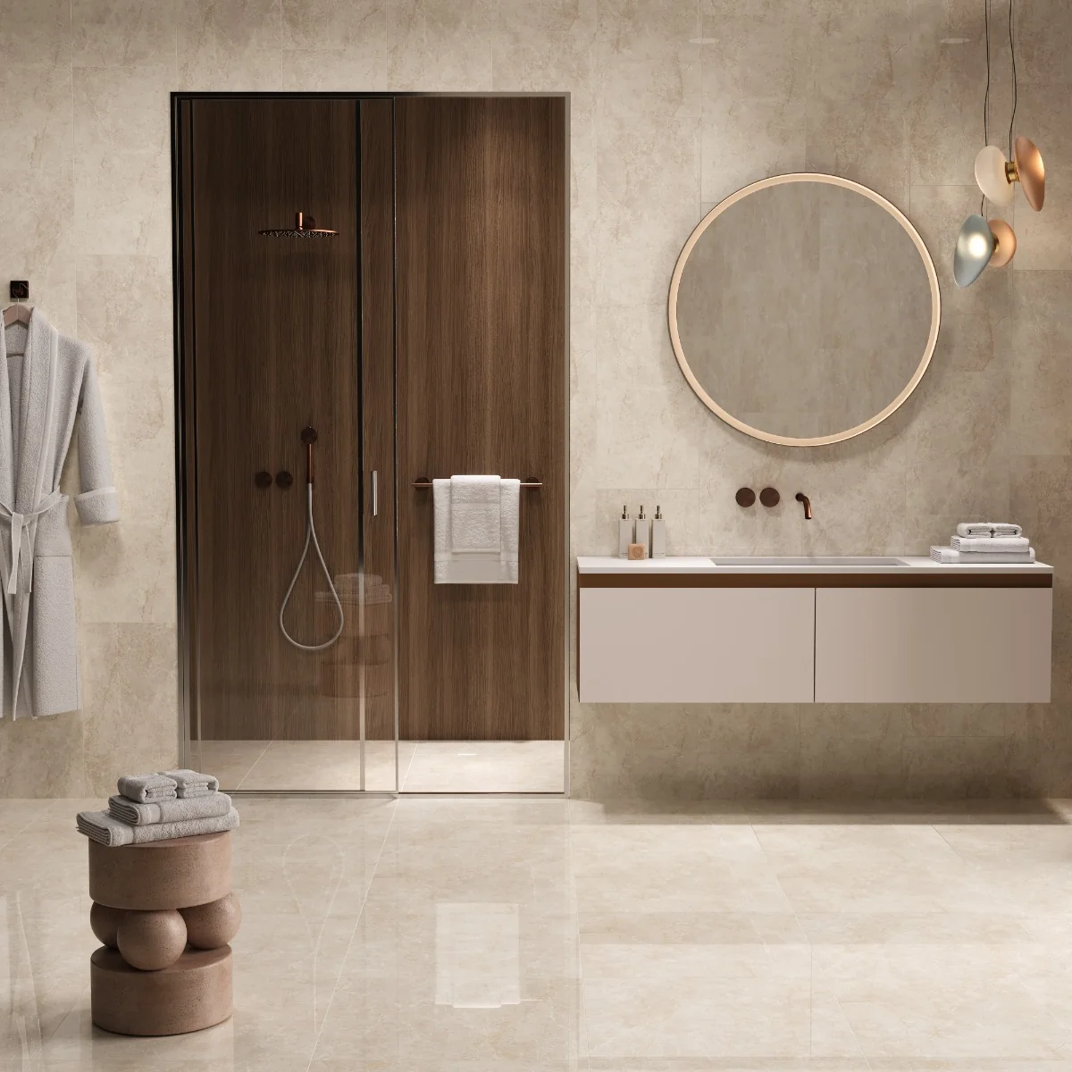 Gresie Interior Ares Beige 50 x 50 cm Lucioasa Tip Marmura