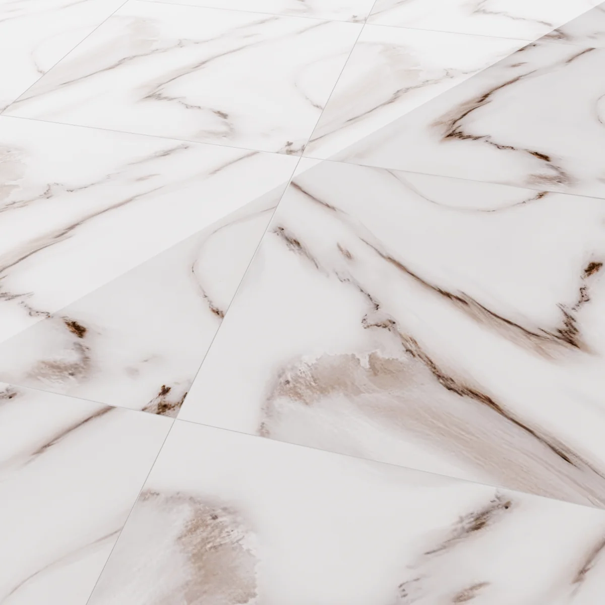 Gresie Interior Natalie Cafe 42 x 42 cm Lucioasa Tip Marmura