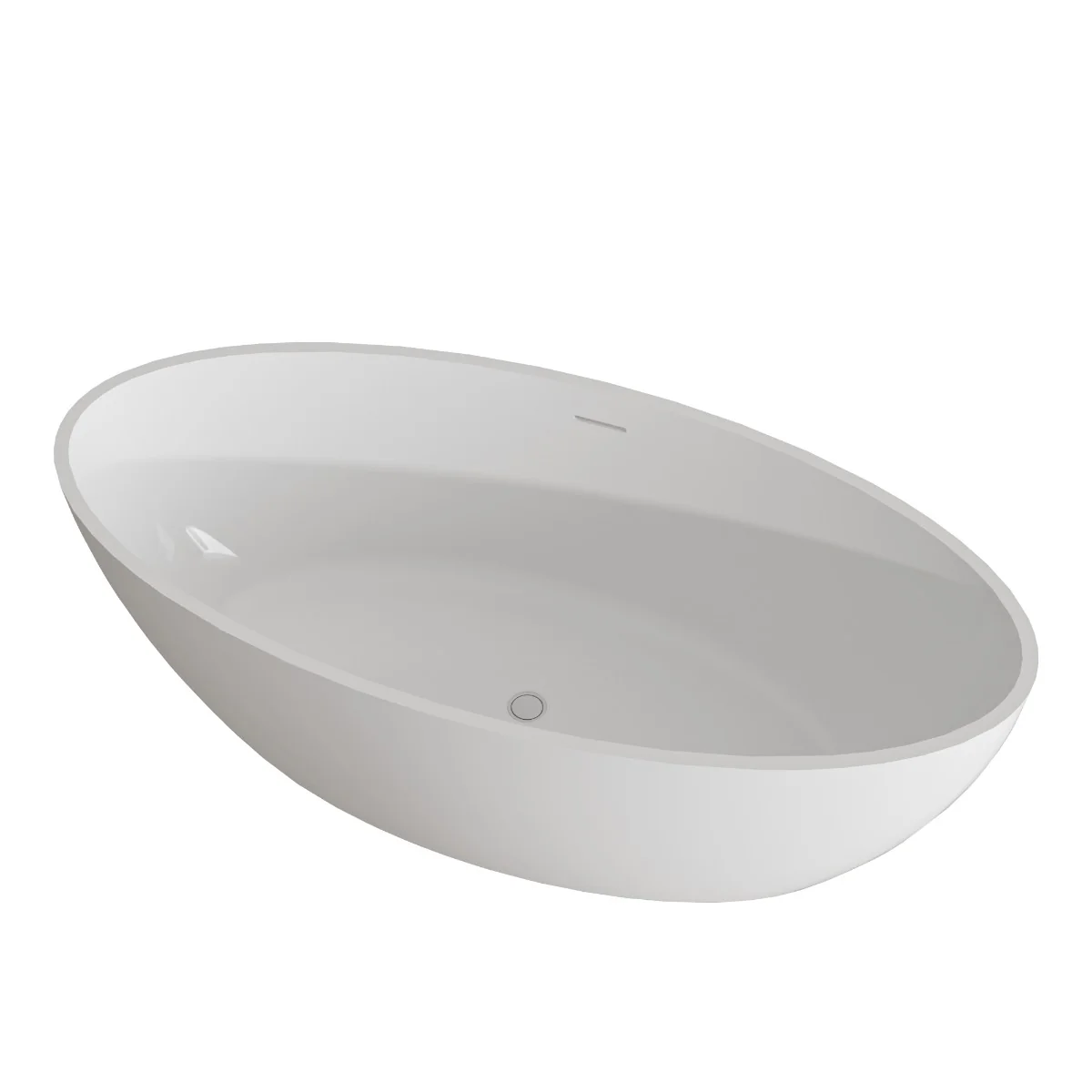 Cada Baie Freestanding Bella* BSM-220 Acril 170 x 80 x 58 cm Alb