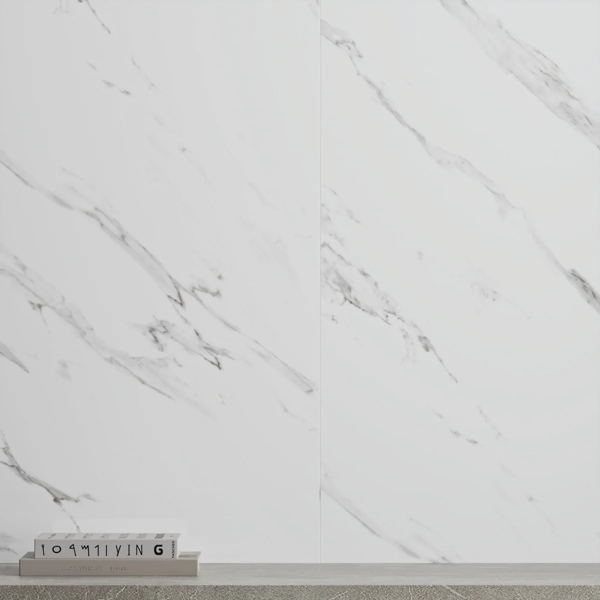 Gresie Exterior / Interior Portelanata Morden Statuario 60 x 120 cm Lucioasa Rectificata Tip Marmura